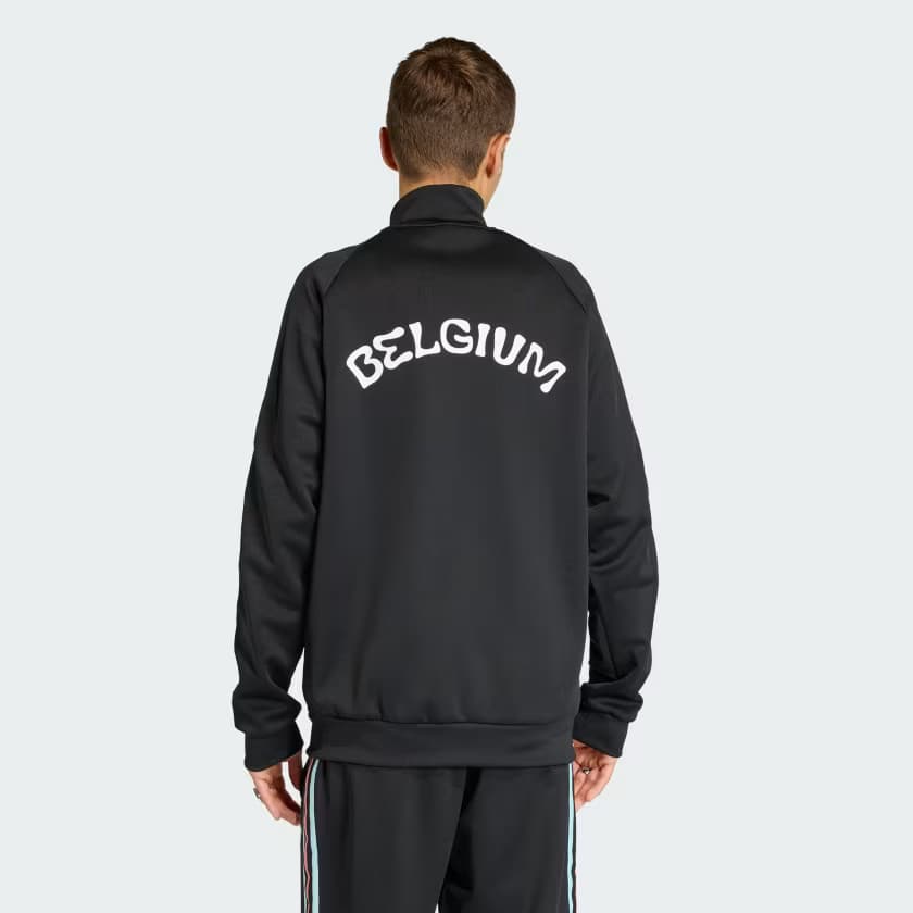 adidas Men's Belgium Originals Track Top - Black - Size XL - Image 2