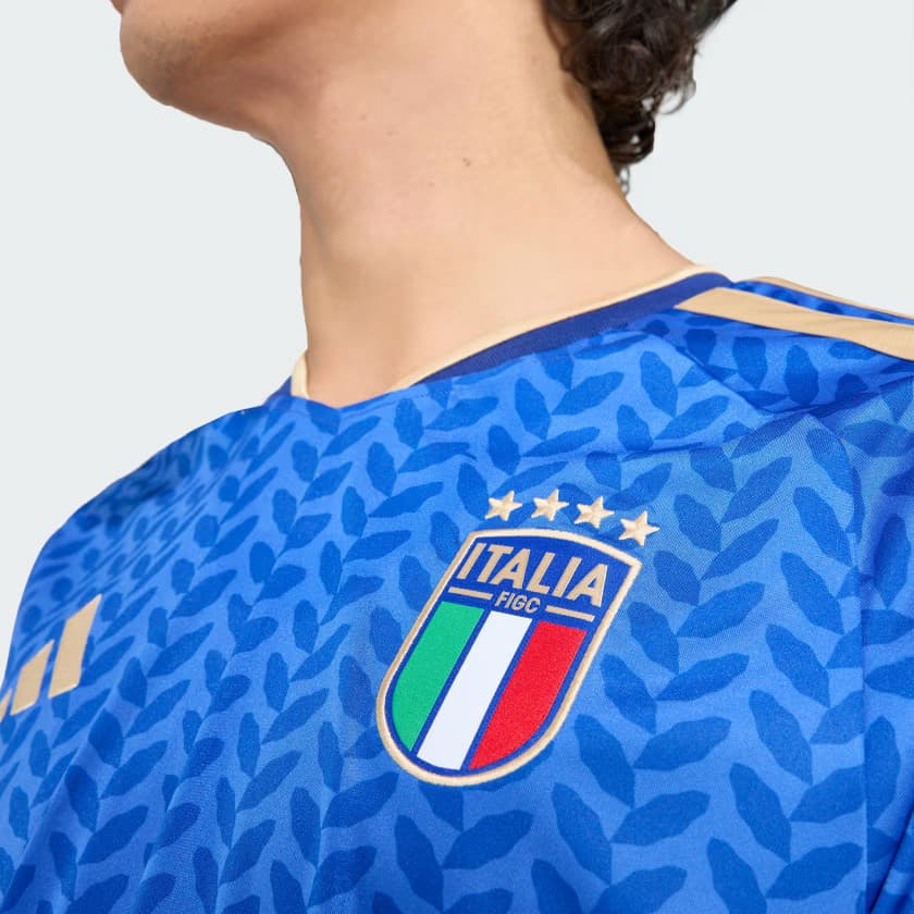 adidas Men's Italy 26 Home Jersey - Bold Blue - Size S - Image 5