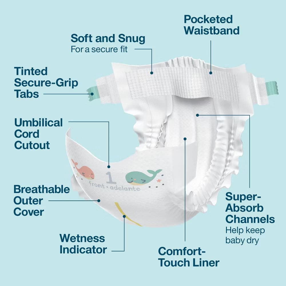 Disposable Diapers - Size 1 - 168ct - up&up - Image 6