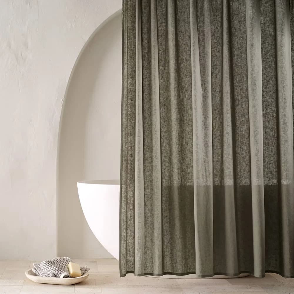 Linen Shower Curtain - Casaluna - Image 1