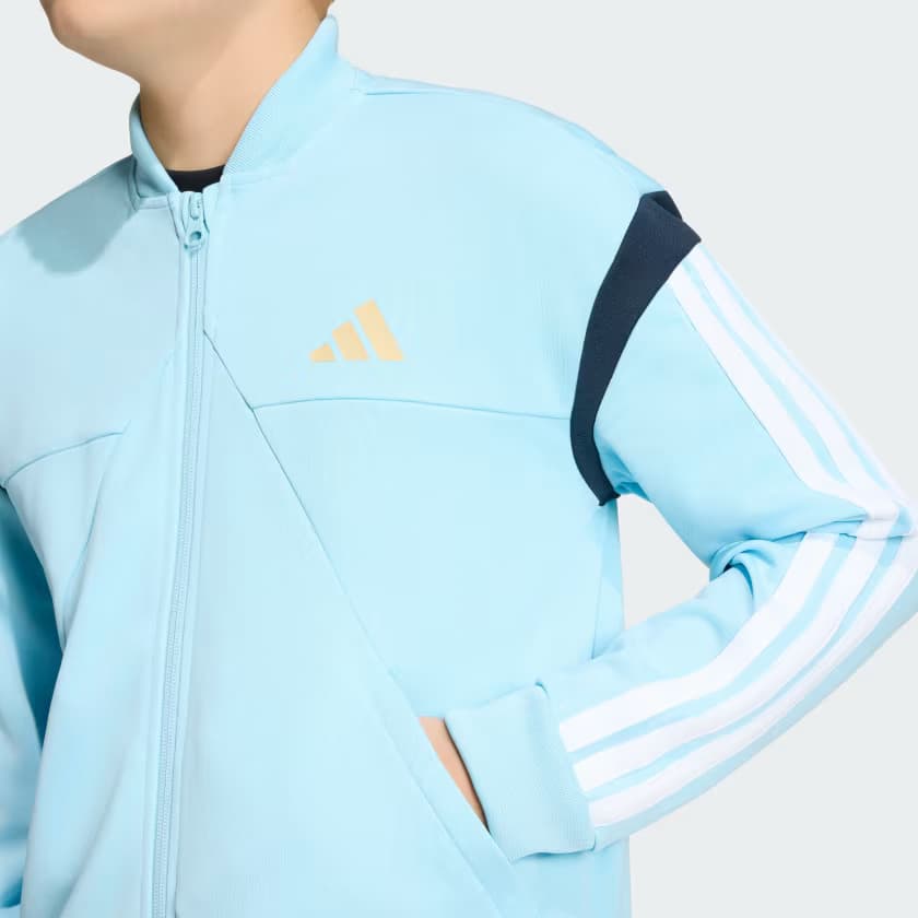 adidas Kids' HOUSE OF TIRO - Ice Blue/White/Hazy Beige/Night Na - Size L - Image 6