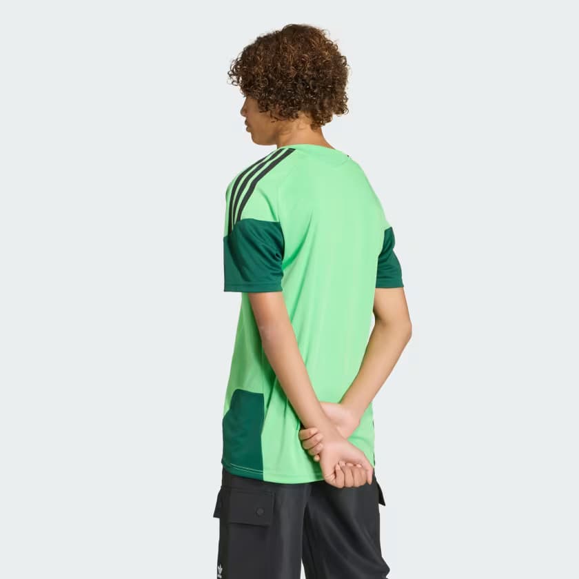 adidas Kids' Mexico 26 Tiro Kids Training Jersey - Semi Flash Green - Size S - Image 2