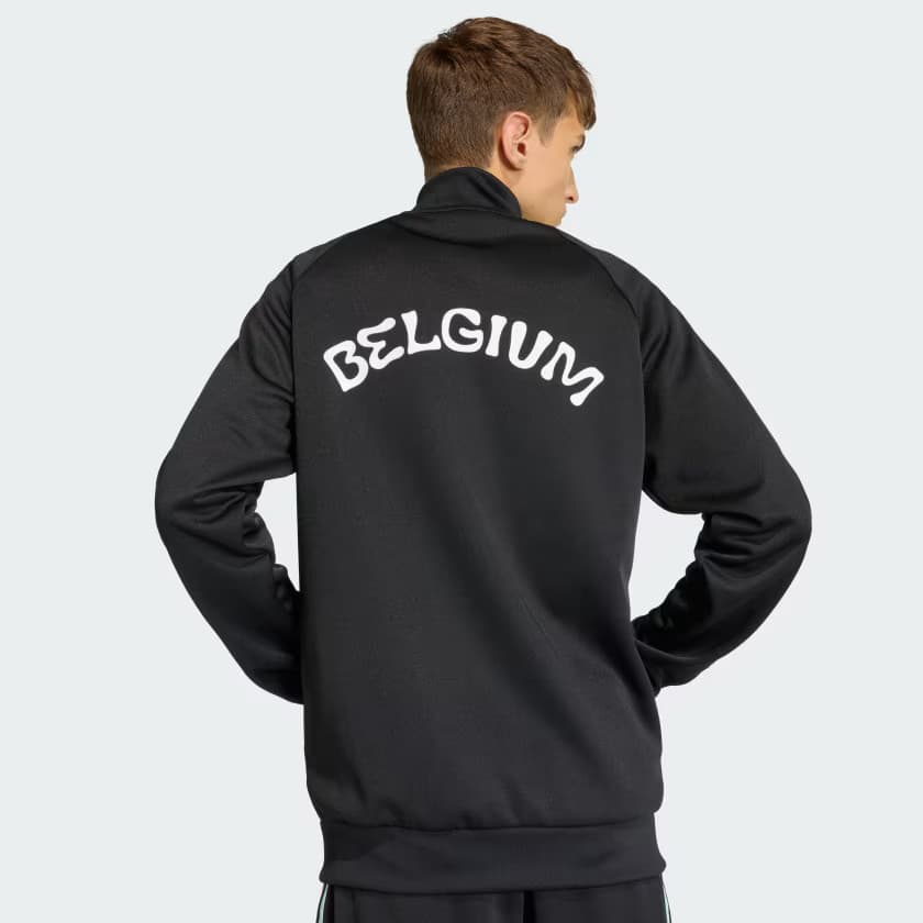 adidas Men's Belgium Originals Track Top - Black - Size XL - Image 6