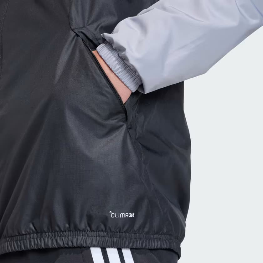 adidas Men's Tiro 26 Competition All Jacket - Black/Light Onix/White - Size M - Image 5
