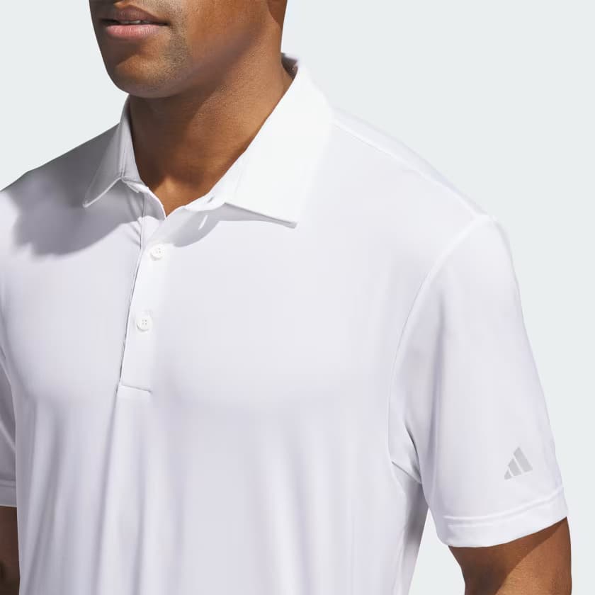 adidas Men's Ultimate365 Solid Polo Shirt - White - Size L - Image 4
