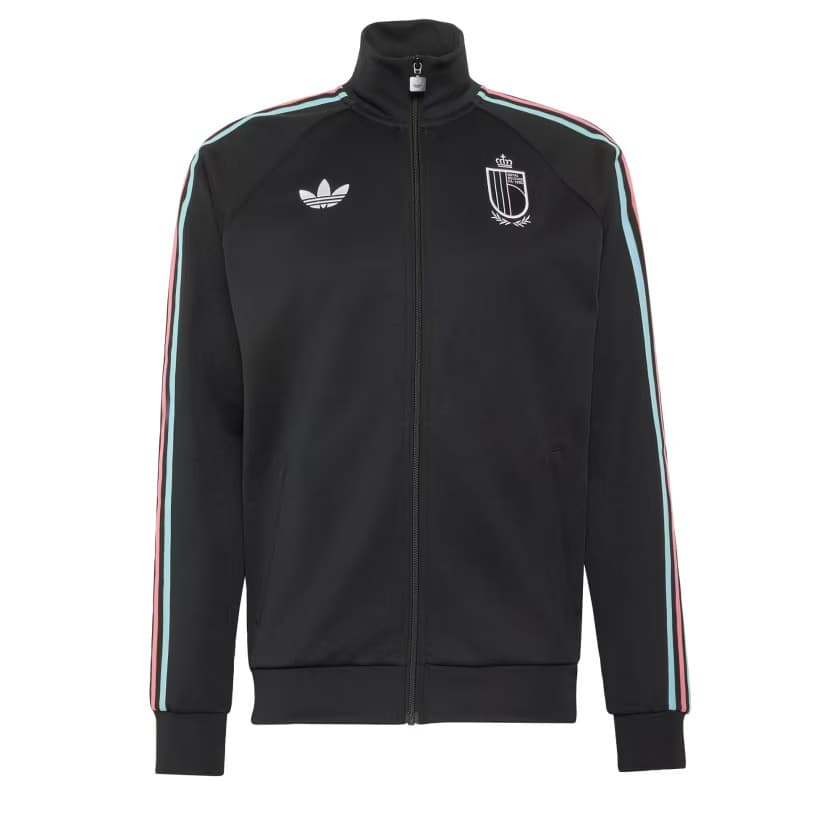 adidas Men's Belgium Originals Track Top - Black - Size XL - Image 7