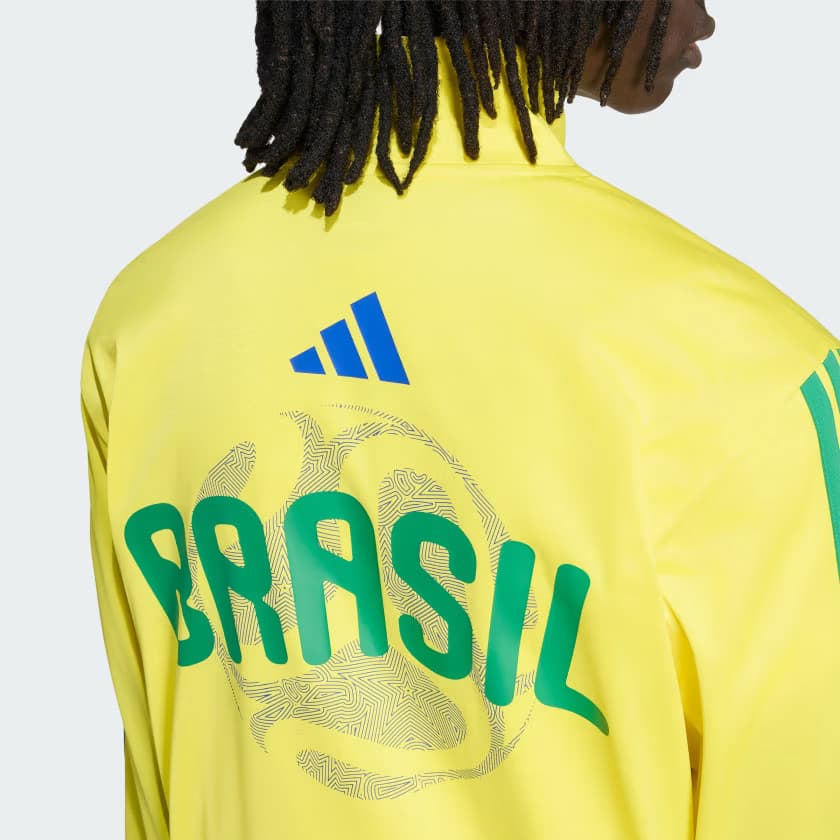 adidas Men's FIFA World Cup 26™ Brazil Track Top - Bright Yellow - Size M - Image 5