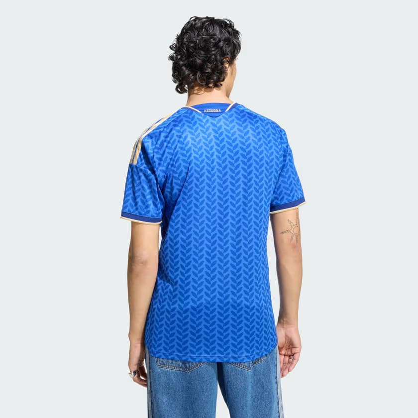 adidas Men's Italy 26 Home Jersey - Bold Blue - Size S - Image 2