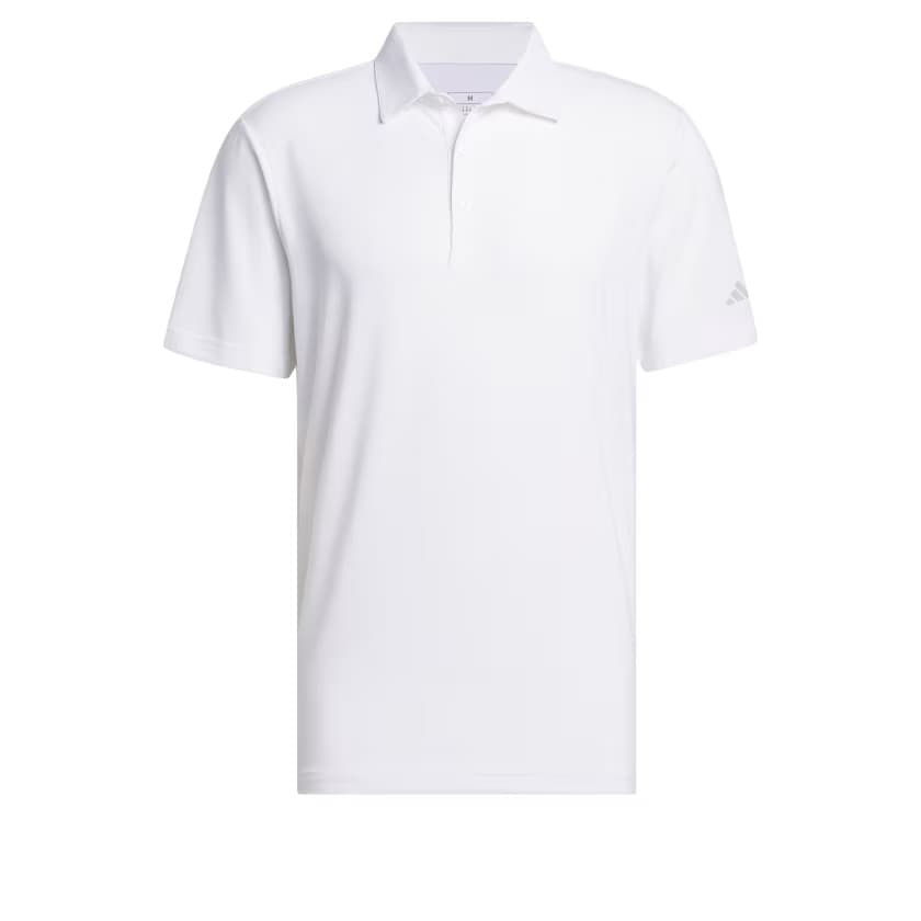adidas Men's Ultimate365 Solid Polo Shirt - White - Size L - Image 6