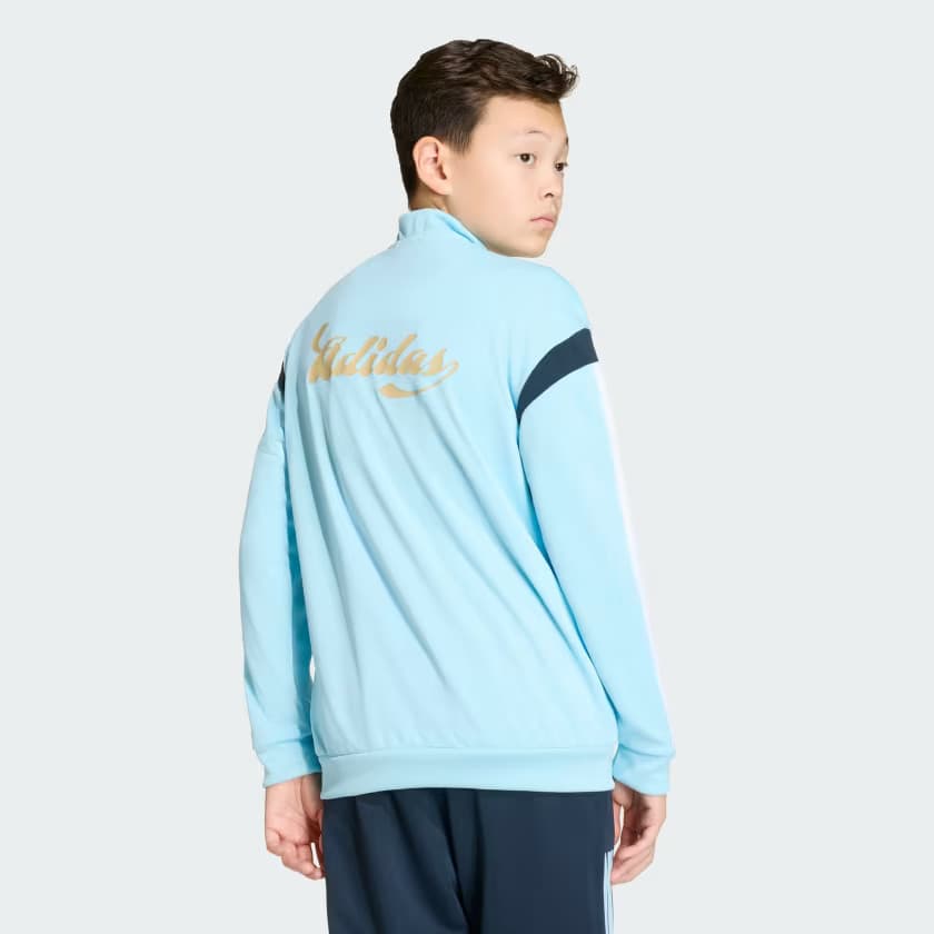 adidas Kids' HOUSE OF TIRO - Ice Blue/White/Hazy Beige/Night Na - Size L - Image 4