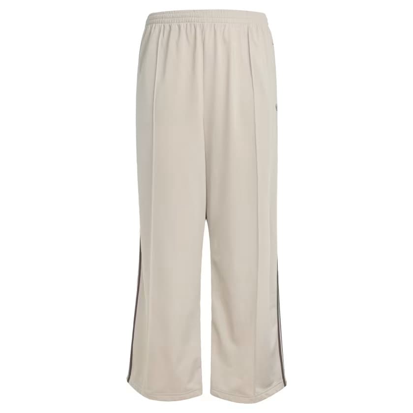 adidas Women's FIREBIRD LOOSE TRACK PANTS - Stone Khaki/Earth Strata - Size 2X - Image 6