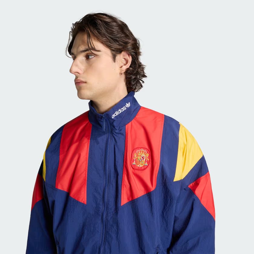 adidas Men's Spain EQT Track Top - Dark Blue - Size 2XL - Image 4