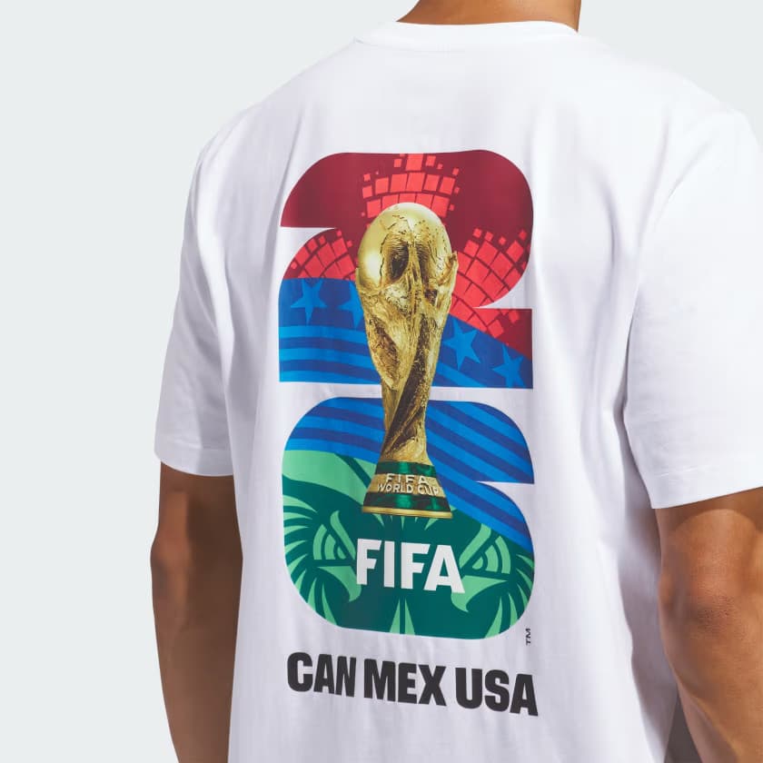 adidas Men's FIFA World Cup 26™ Match Ball Graphic T-Shirt - White - Size 2XL - Image 5