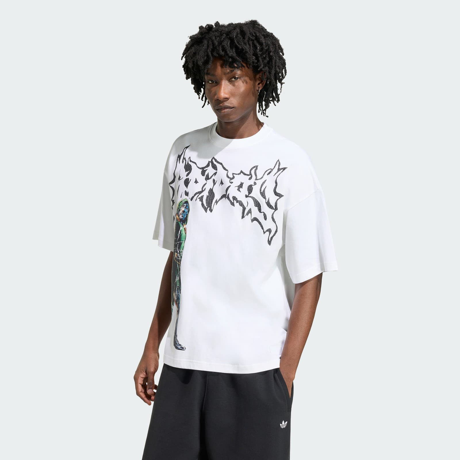 adidas Men's Marvel T-Shirt - White - Size M - Image 1