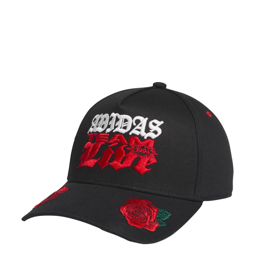 adidas Men's Mens Rose High Crown - Black/Scarlet - Image 4