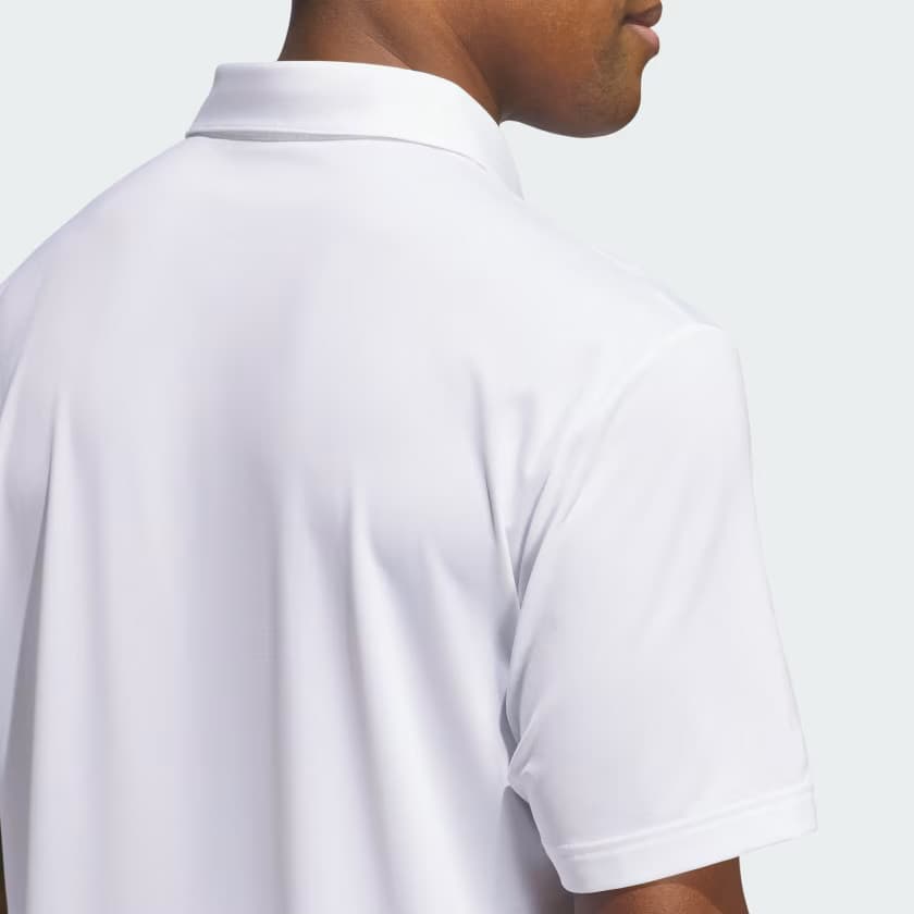 adidas Men's Ultimate365 Solid Polo Shirt - White - Size L - Image 5