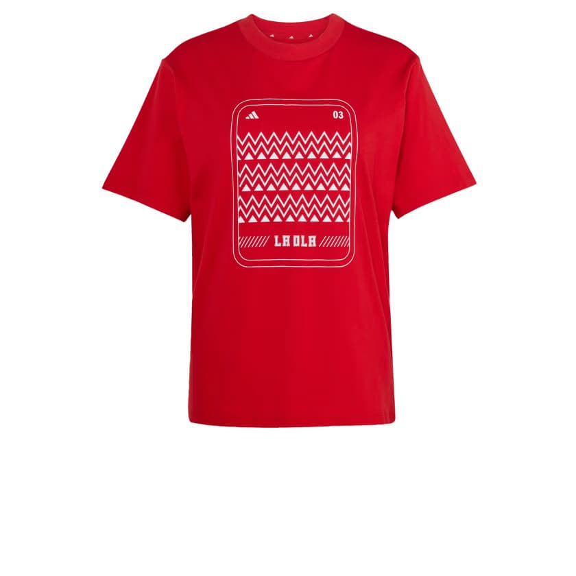 adidas Women's Mexico Home T-Shirt - Better Scarlet - Size L - Image 2