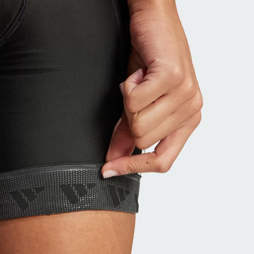 adidas Women's Essentials 3-Stripes Padded Cycling Shorts - Black - Size XS - Image 5