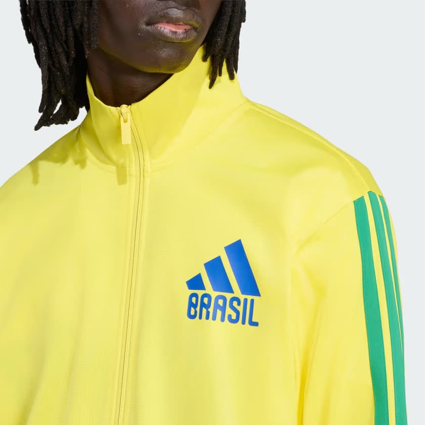 adidas Men's FIFA World Cup 26™ Brazil Track Top - Bright Yellow - Size M - Image 6
