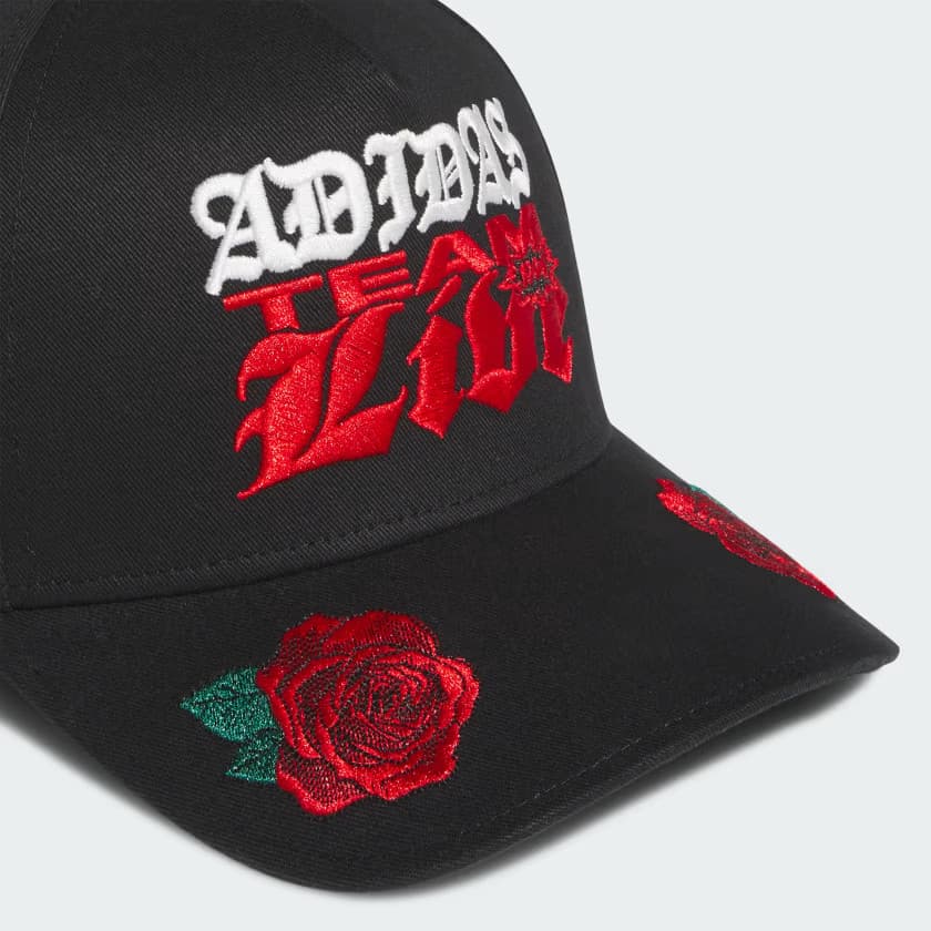 adidas Men's Mens Rose High Crown - Black/Scarlet - Image 3