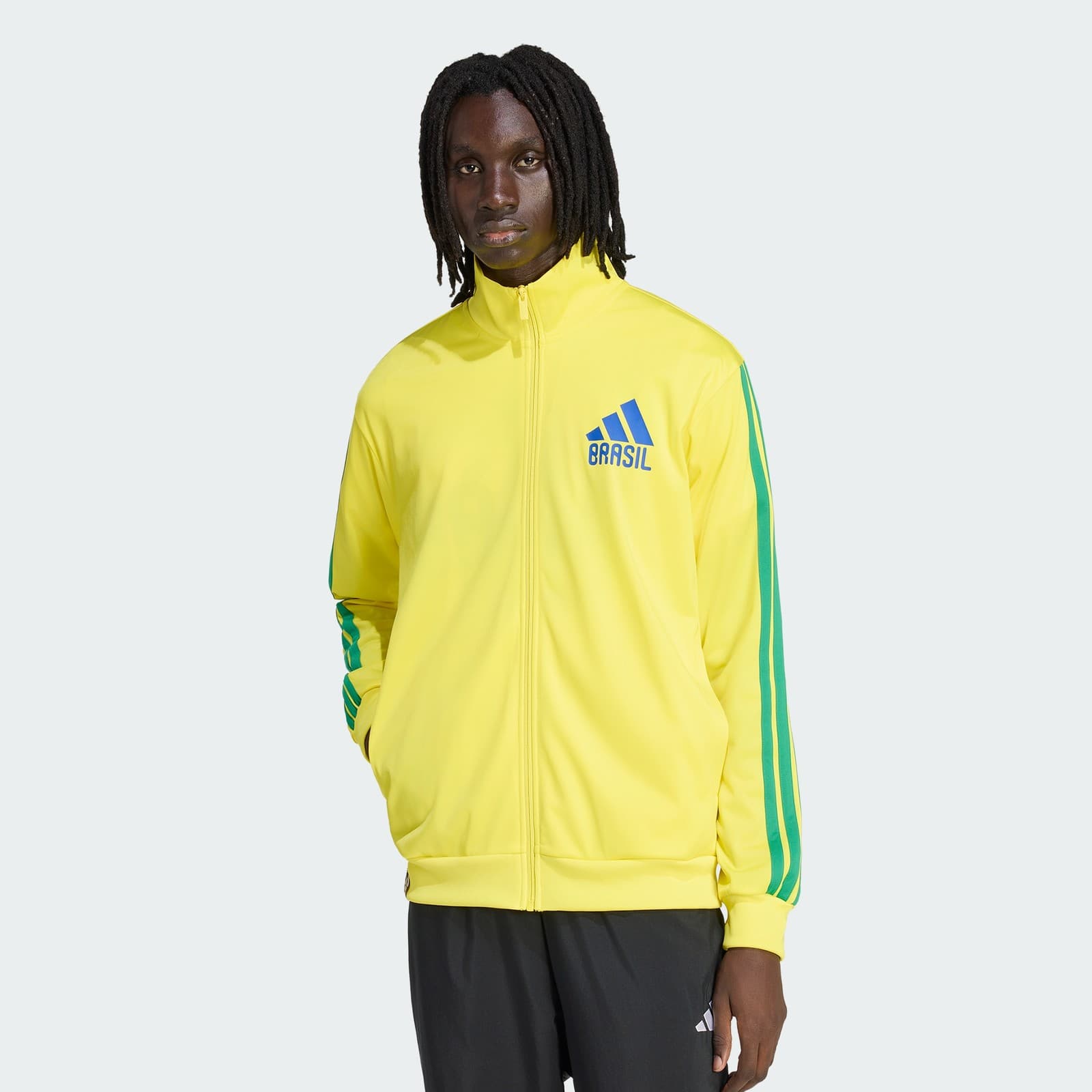 adidas Men's FIFA World Cup 26™ Brazil Track Top - Bright Yellow - Size M - Image 1
