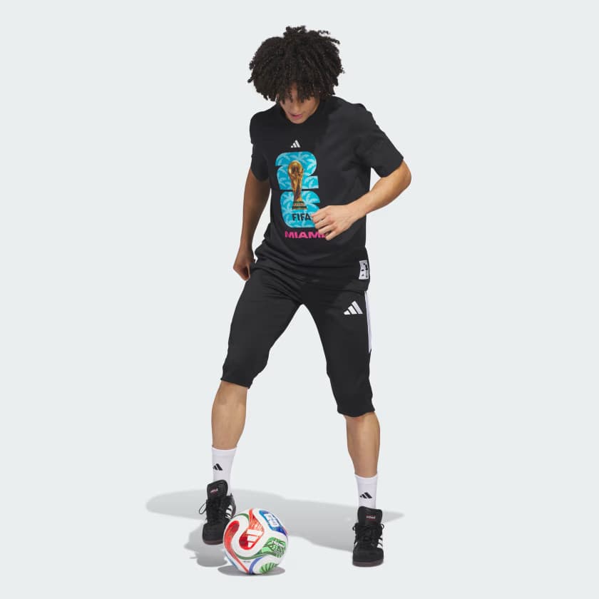 adidas Men's FIFA World Cup 26™ Host City Miami Graphic T-Shirt - Black - Size S - Image 3
