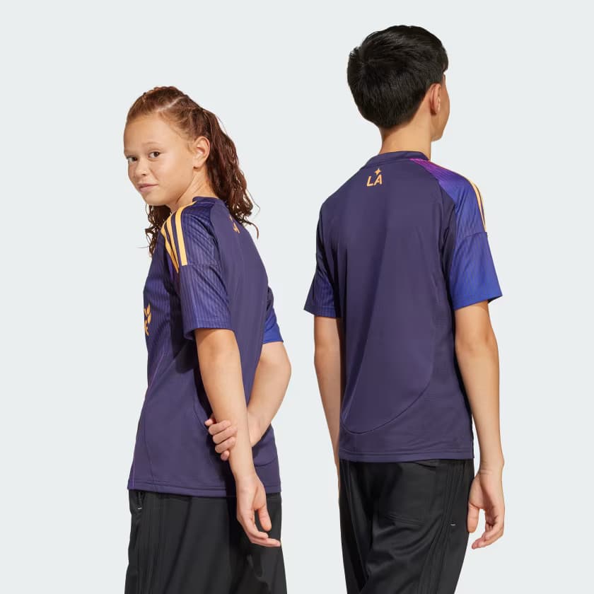 adidas Kids' LA Galaxy 25/26 Away Jersey Kids - Noble Ink - Size XL - Image 2