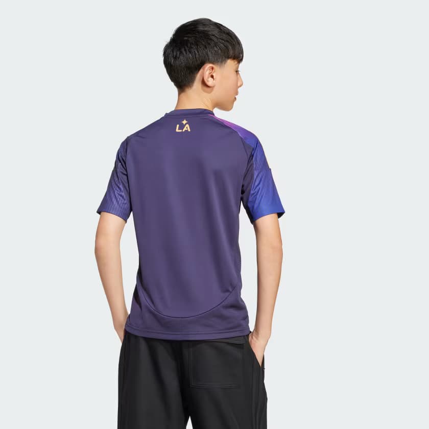 adidas Kids' LA Galaxy 25/26 Away Jersey Kids - Noble Ink - Size XL - Image 4