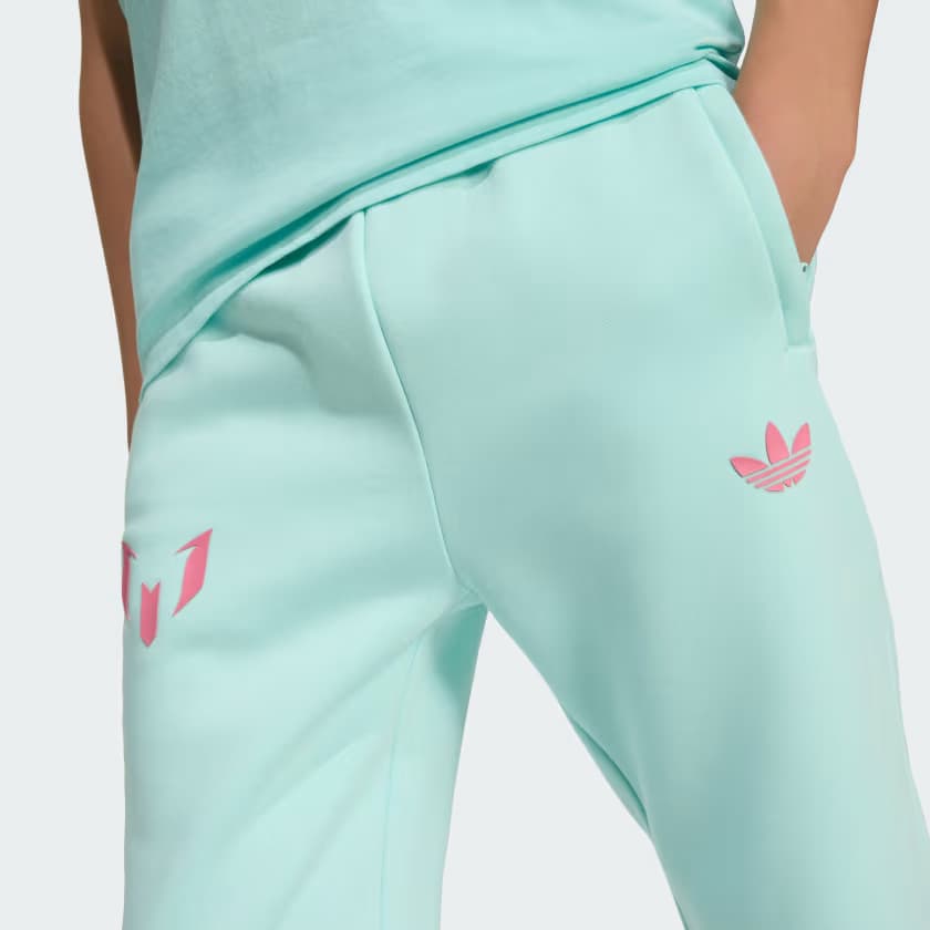 adidas Kids' Messi Pants Kids - Semi Flash Aqua - Size M - Image 6
