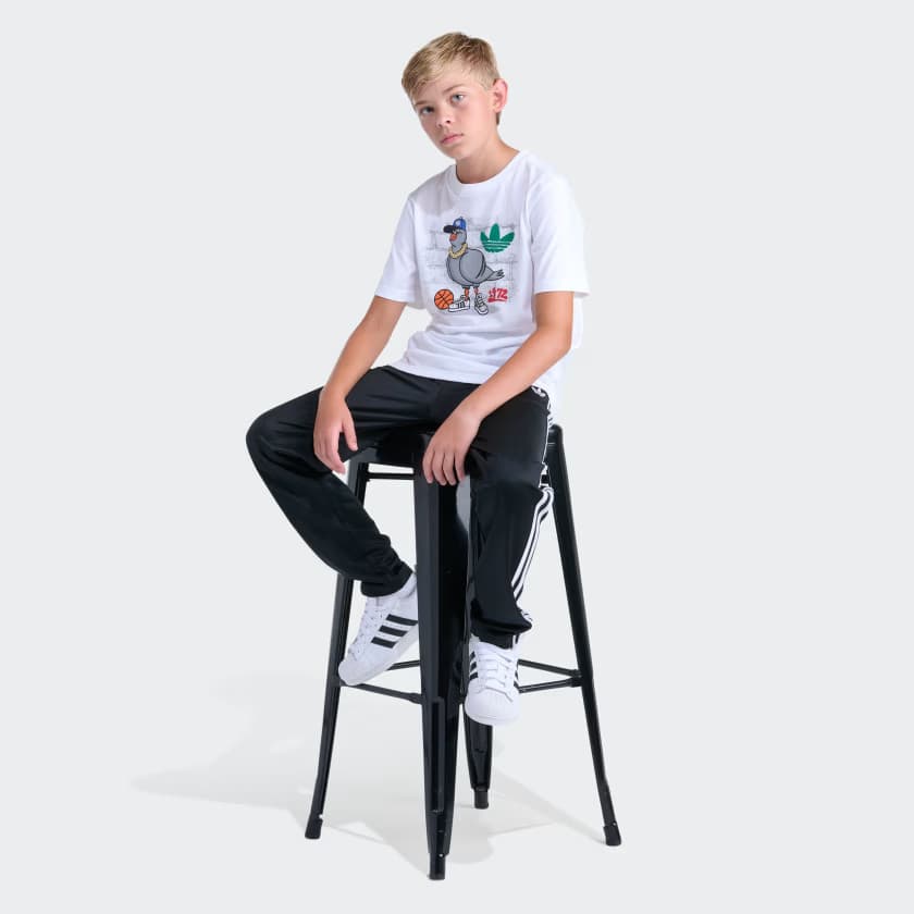 adidas Kids' SPORT TEE - White - Size L - Image 5
