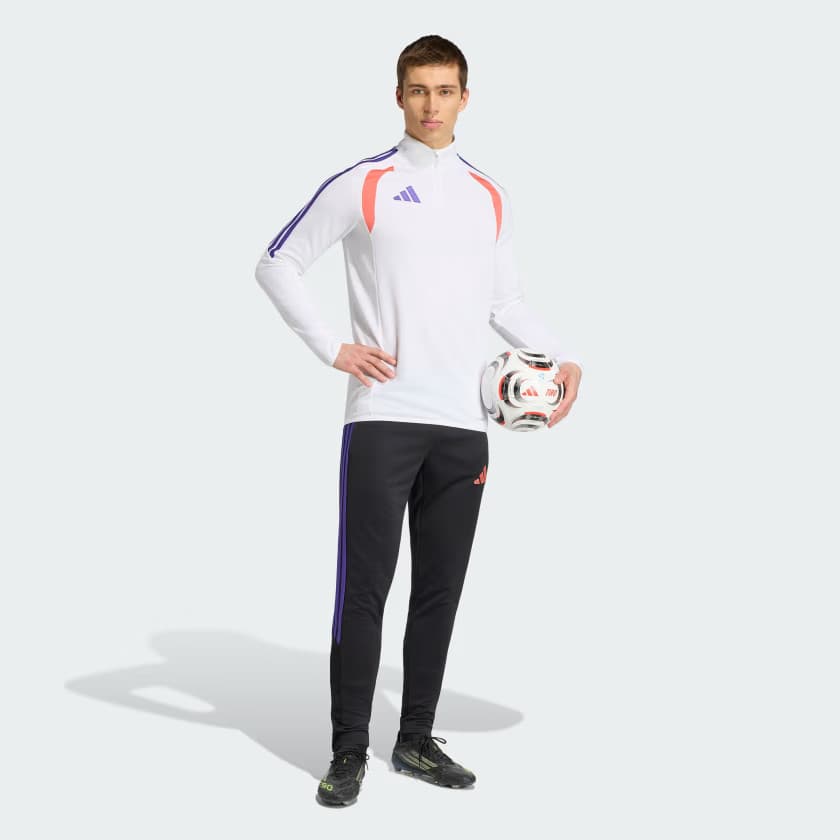 adidas Men's Tiro26 League Top - White/Pure Purple/Semi Turbo - Size 2XL - Image 3