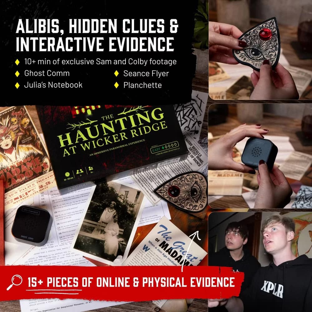 Hunt A Killer x Sam and Colby: The Haunting at Wicker Ridge Board Game - Image 8