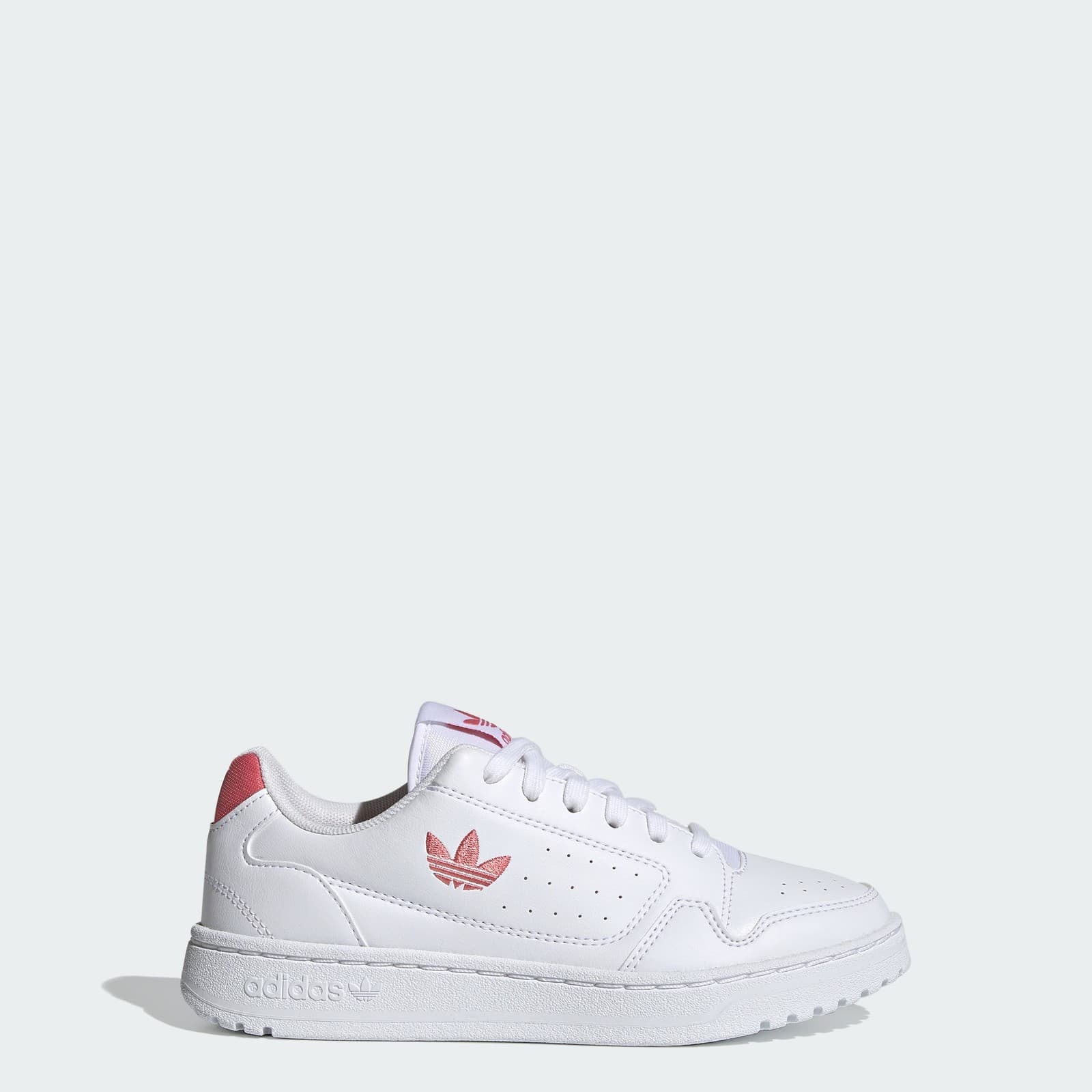 adidas Kids' NY 90 Shoes - Cloud White/Hazy Rose - Size 4.5 - Image 1