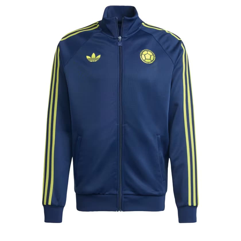 adidas Men's Colombia Originals Track Top - Team Navy Blue 2 - Size M - Image 7