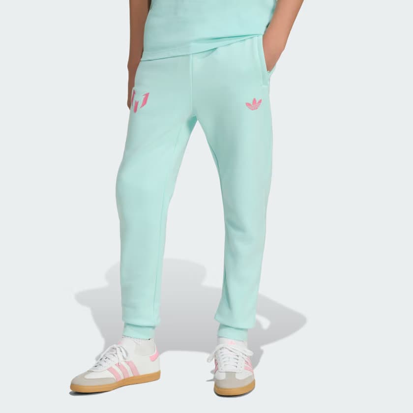 adidas Kids' Messi Pants Kids - Semi Flash Aqua - Size M - Image 3
