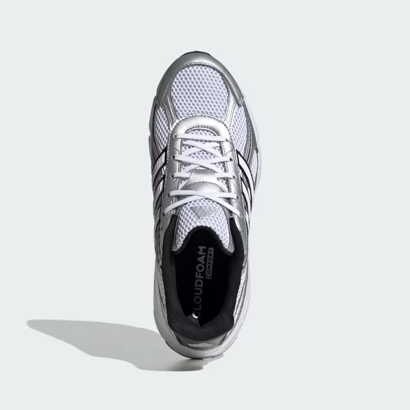 adidas Men's TECHNOCHAOS 2000 Shoes - Cloud White/Core Black - Size 10 - Image 2