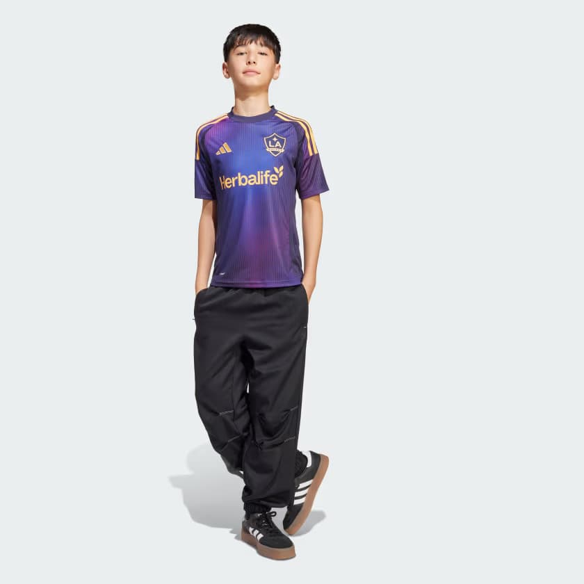 adidas Kids' LA Galaxy 25/26 Away Jersey Kids - Noble Ink - Size XL - Image 5