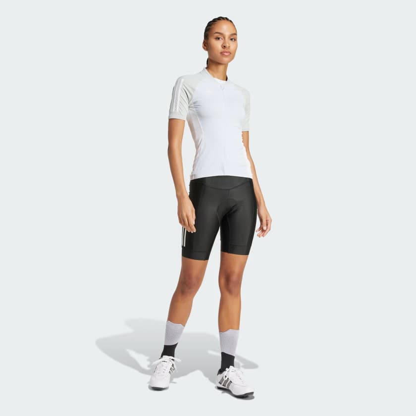 adidas Women's Essentials 3-Stripes Padded Cycling Shorts - Black - Size XS - Image 4