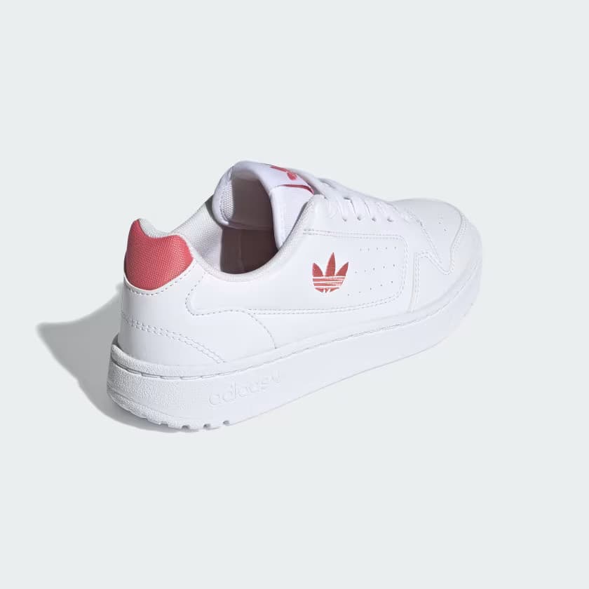 adidas Kids' NY 90 Shoes - Cloud White/Hazy Rose - Size 4.5 - Image 6