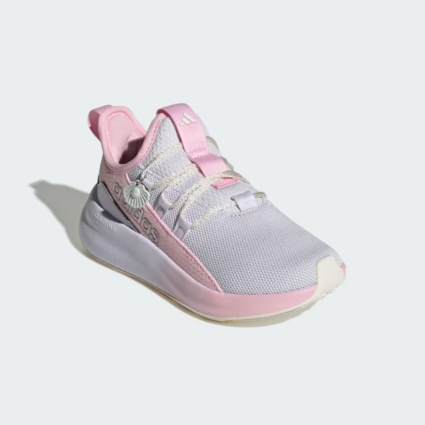 adidas Kids' LITE RACER SHOES - Frozen Purple/Clear Pink/Core White - Size 2.5 - Image 5