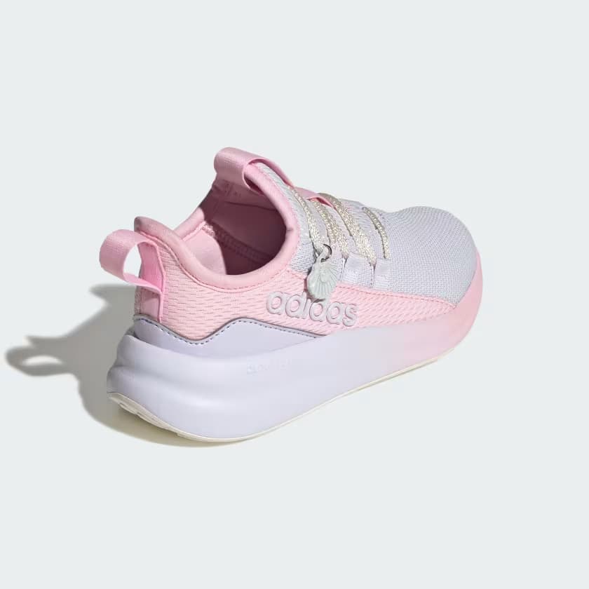 adidas Kids' LITE RACER SHOES - Frozen Purple/Clear Pink/Core White - Size 2.5 - Image 6