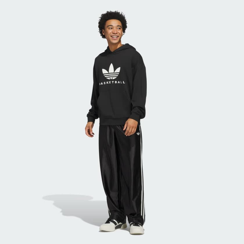 adidas Men's OG FOUN. HOODIE - Black - Size XS - Image 6