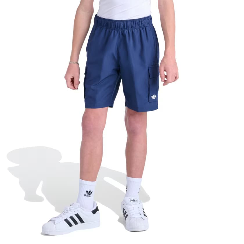 adidas Kids' WOVEN OG CARGO SHORT - Night Indigo - Size M - Image 7