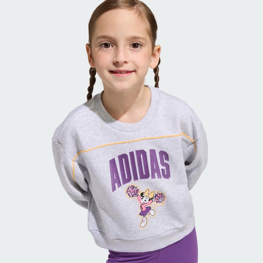 adidas Kids' DISNEY MINNIE SET - Light Grey Heather - Size 2XS - Image 6