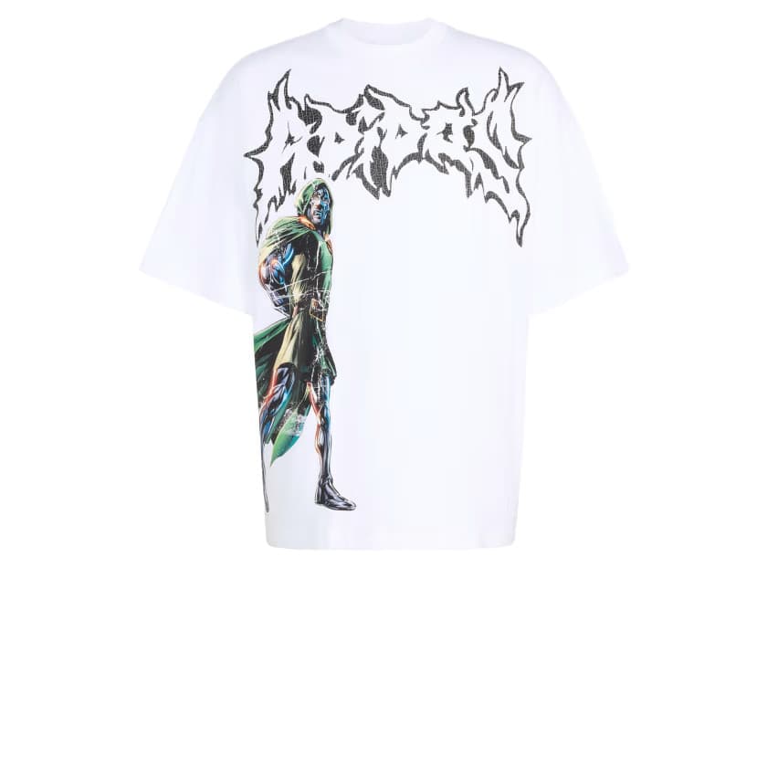 adidas Men's Marvel T-Shirt - White - Size M - Image 6