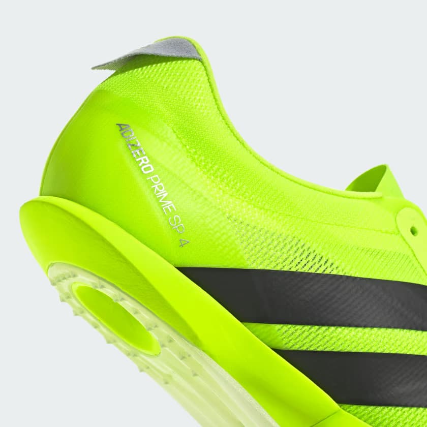 adidas Men's Adizero Prime Shoes - Lucid Lemon/Core Black/Silver Metall - Size 5 - Image 7
