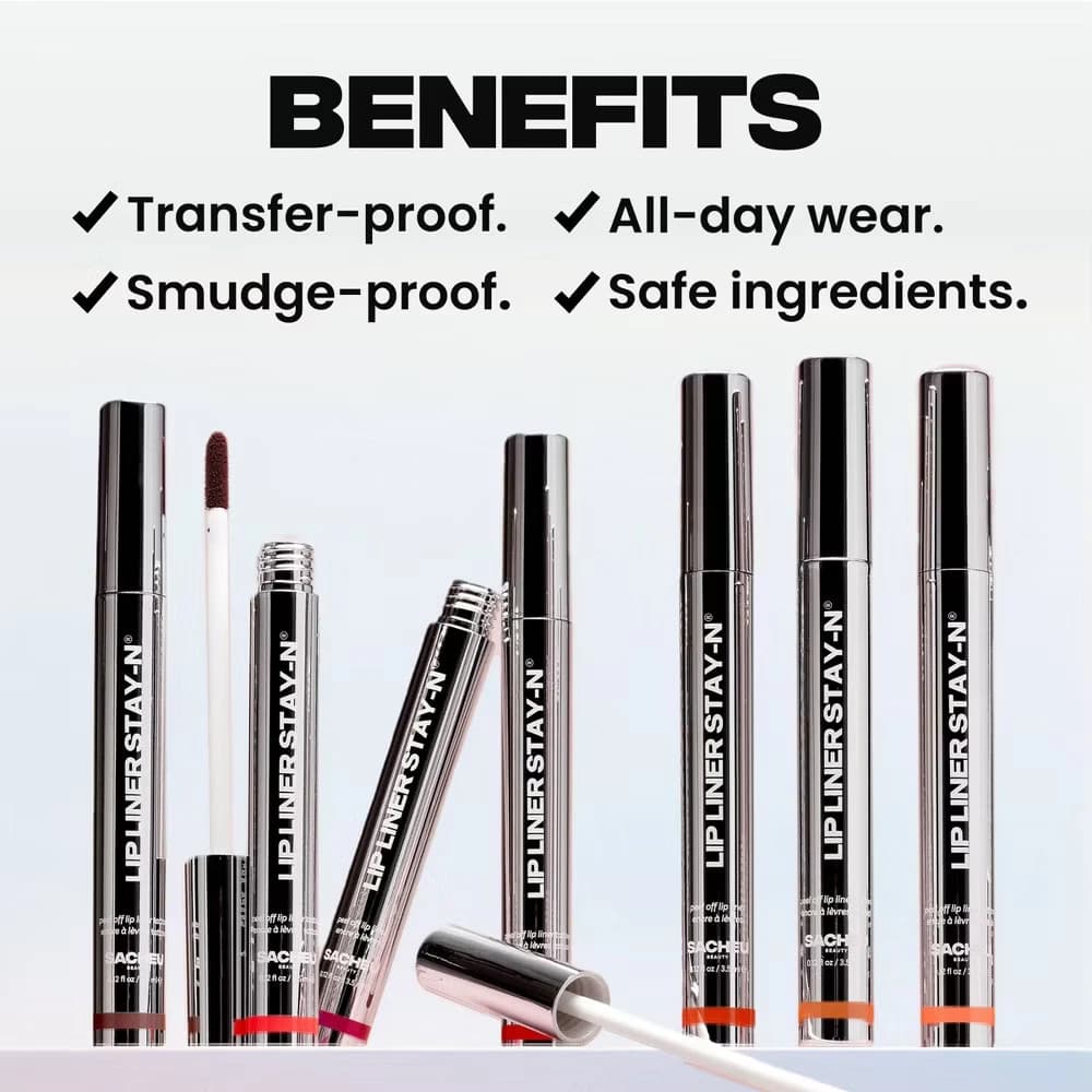 Sacheu Lip Liner STAY-N - Line & Shine Lip Trio - 3pk/0.12 fl oz Size 0.12 fl oz - Image 9