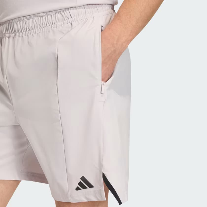 adidas Men's Designed for Training Workout Shorts - Ice Purple - Size S - Image 5