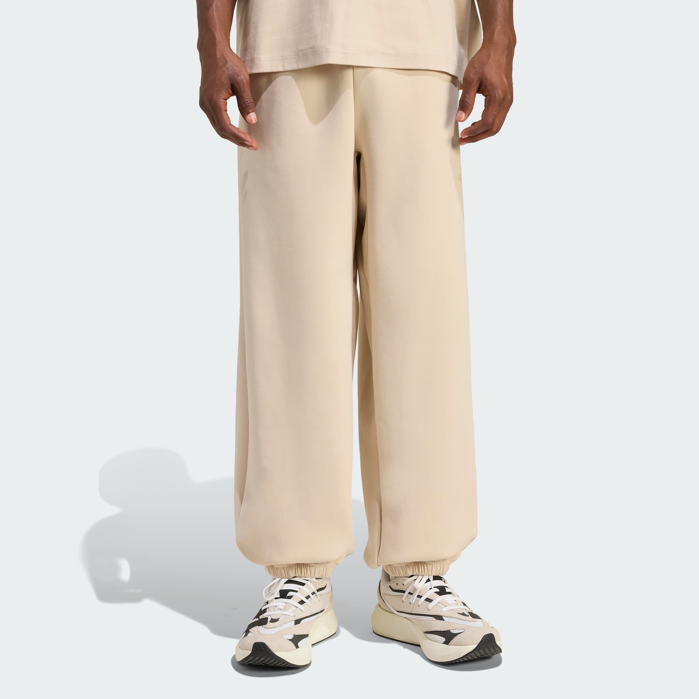 adidas Men's SOFT LUX PANTS - Crystal Linen - Size S - Image 1