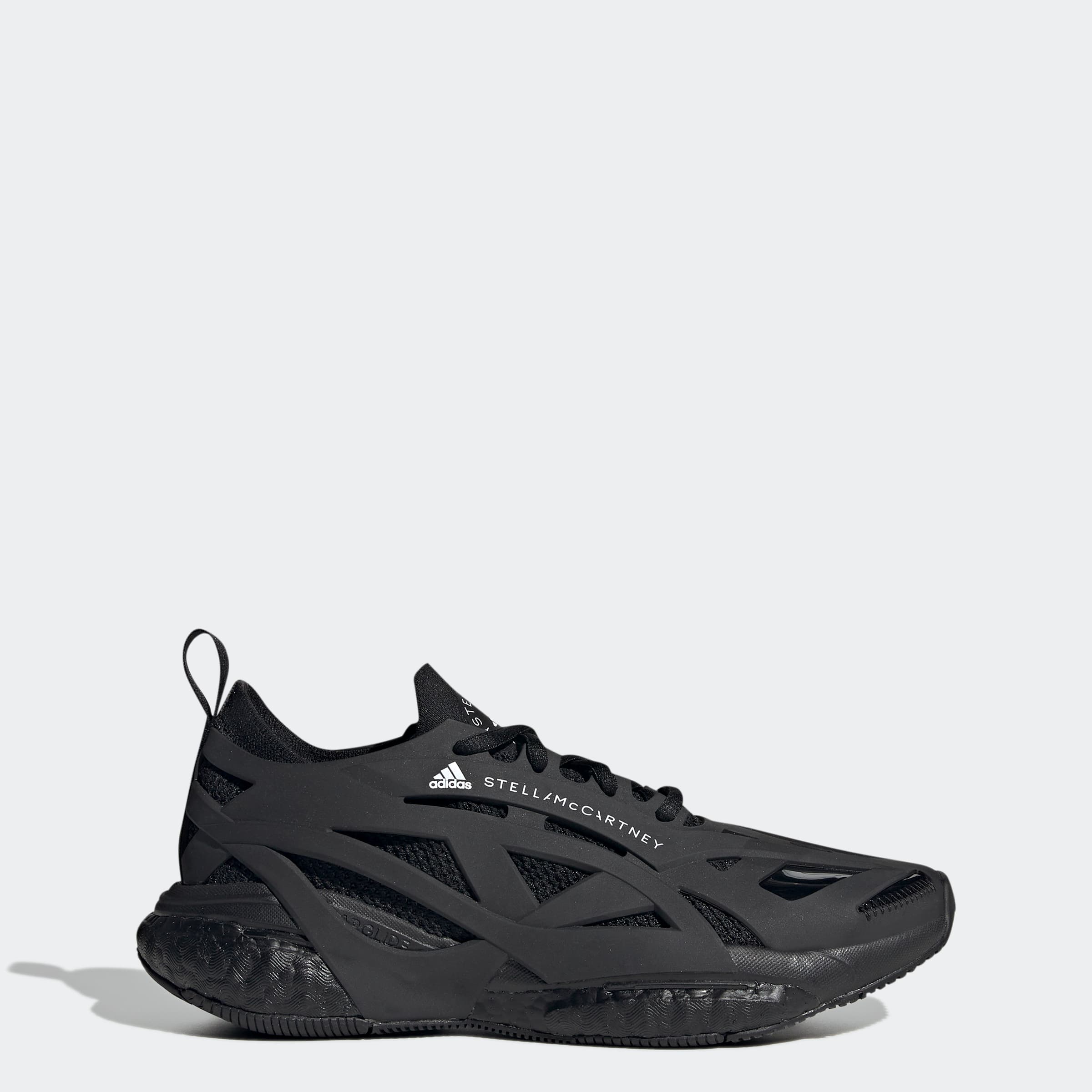 adidas Women's by Stella McCartney Solarglide Shoes - Core Black - Size 8.5 - Image 1